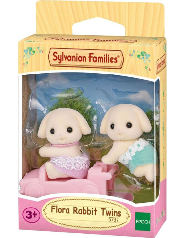SF5737-MG,Figurine Sylvanian Families-Gemenii Iepurasi Flora