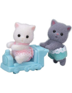 SF5457-MG,Figurine Sylvanian Families-Gemenii Pisicute Persane