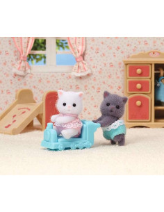 SF5457-MG,Figurine Sylvanian Families-Gemenii Pisicute Persane 2