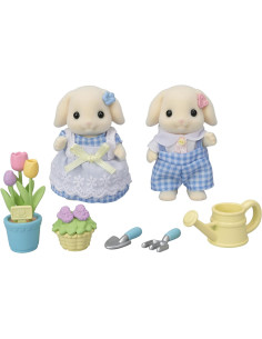 SF5736-MG,Figurine Sylvanian Families-Iepurasii Gradinari