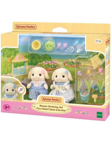 SF5736-MG,Figurine Sylvanian Families-Iepurasii Gradinari