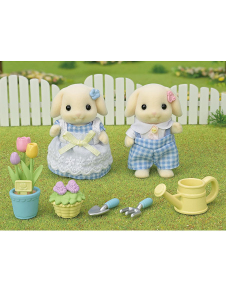 SF5736-MG,Figurine Sylvanian Families-Iepurasii Gradinari