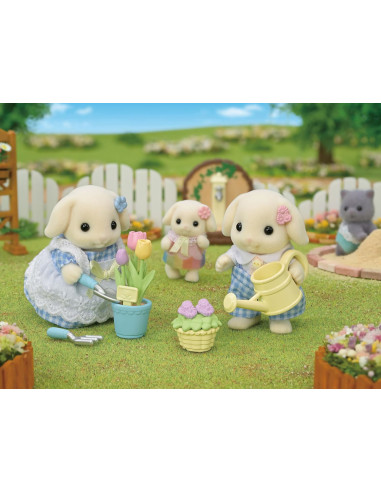 SF5736-MG,Figurine Sylvanian Families-Iepurasii Gradinari
