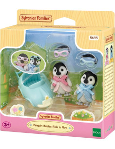SF5695-MG,Figurine Sylvanian Families-Pinguini Cu Masinuta 2