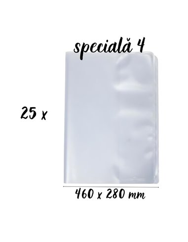 Set 25 Coperti carte speciala 4, 460 X 280 mm, Transparente