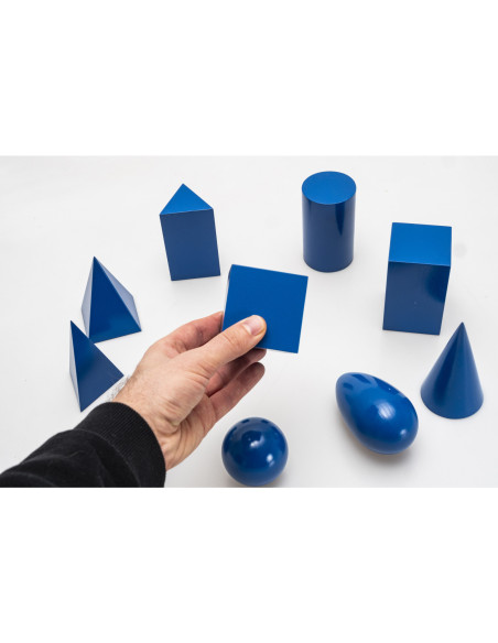 Vin85162,Corpuri geometrice albastre conform metodei Montessori