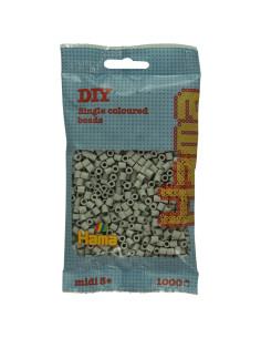 Ha207-109,Margele de calcat Hama midi gri noros 1000 buc in pungulita