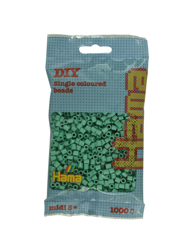 Ha207-113,Margele de calcat Hama midi aqua 1000 buc in pungulita