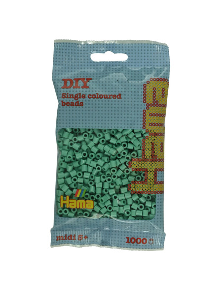 Ha207-113,Margele de calcat Hama midi aqua 1000 buc in pungulita