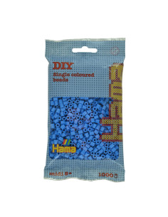 Ha207-119,Margele de calcat Hama midi albastru cer 1000 buc in pungulita