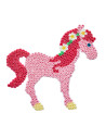 Ha207-121,Margele de calcat Hama midi roz fucsia 1000 buc in pungulita