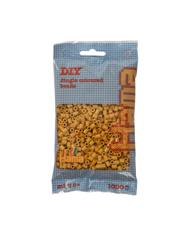 Ha207-122,Margele de calcat Hama midi mustar 1000 buc in pungulita
