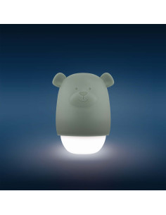 ZA-BENNY-02,Lampa de veghe cu senzor de lumina Benny the Bear, Zazu Kids, Verde 2