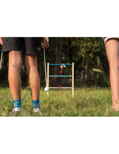 GA540,Aruncarea discului si Scara, joc 2-in-1 pentru copii, BS Toys