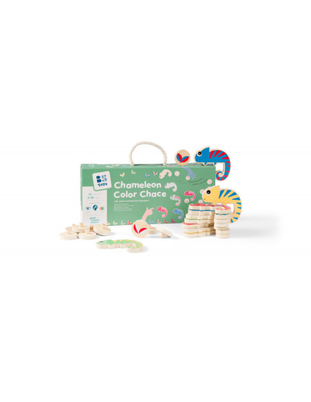 GA541,Vanatoarea de culori a cameleonului, joc de memorie pentru copii, BS Toys