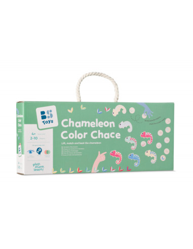 GA541,Vanatoarea de culori a cameleonului, joc de memorie pentru copii, BS Toys