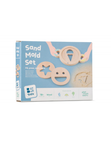 GA553,Set de forme pentru nisip, BS Toys
