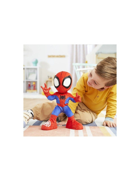 F6722,Spidey Si Prietenii Lui Uimitori Marvel Figurina Spidey De Plus Interactiva