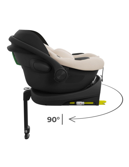 KCILENFXBEG2000,Scoica Auto Kinderkraft I-lite Cu Baza Endura Safe Fx Beige