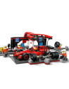 LEGO-60443,Lego City Boxa Si Mecanici F1 Cu Masina Ferrari 60443