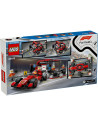 LEGO-60443,Lego City Boxa Si Mecanici F1 Cu Masina Ferrari 60443