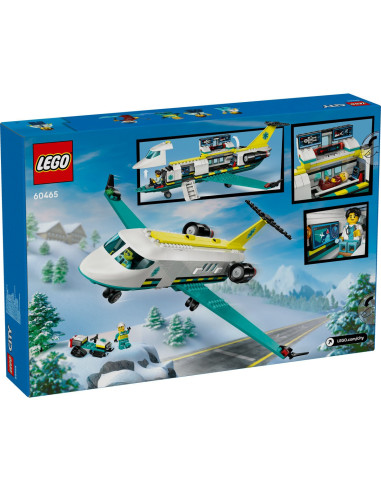 LEGO-60465,Lego City Avion Ambulanta Pentru Urgente 60465