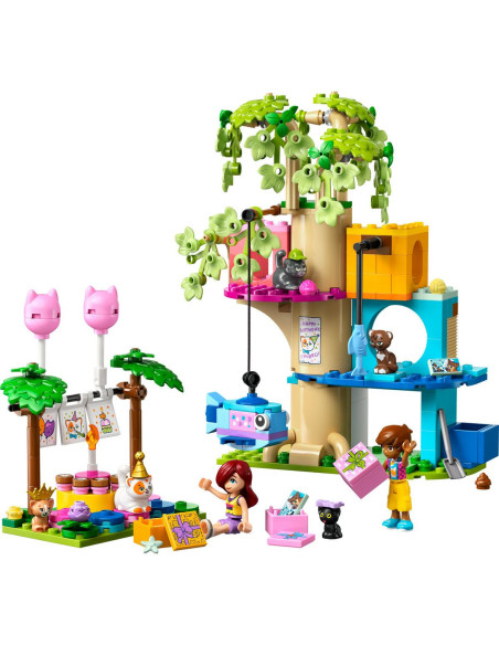 LEGO-42666,Lego Friends Petrecere De Ziua De Nastere A Pisicii Si Casuta In Copac 42666