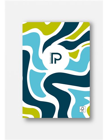 Caiet A4 Paperland, 48 file, 80g/mp, dictando, coperta carton lucios, Gama select