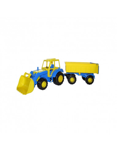 Tractor cu remorca si incarcator - Altay, 67x17x18 cm