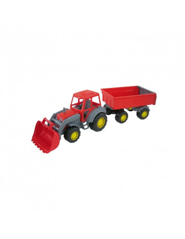 Tractor cu remorca si incarcator - Altay, 67x17x18 cm