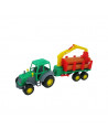 Tractor cu remorca + lemne - Altay, 61x17x25 cm