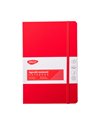 Adenda A5 nedatata Daco AN527R, 80 file, 80 g/mp, Rosie