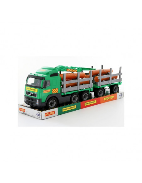 Trailer+remorca+lemne - Volvo PowerTruck, 77x19x25 cm
