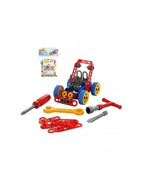 Masina de asamblat - 90 piese, 13x10x17 cm, Polesie,ROB-55071