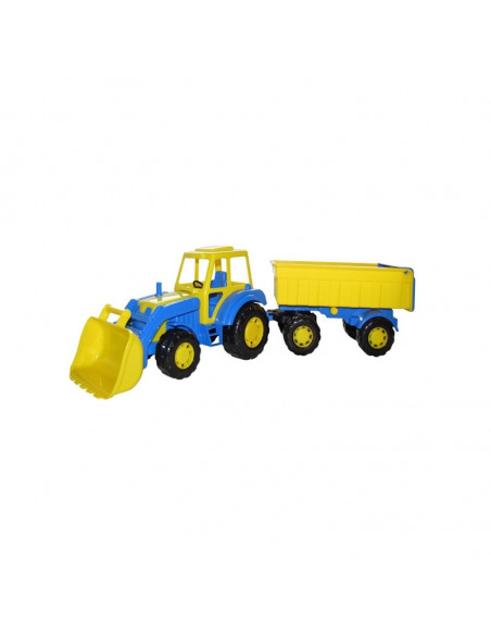 Tractor cu remorca si incarcator - Altay, 67x17x18 cm