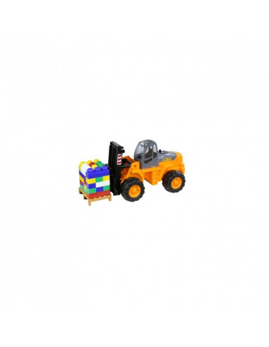 Stivuitor+palet cuburi - PowerTruck, 48x22x23 cm Stivuitor+palet cuburi - PowerTruck, 48x22x23 cm