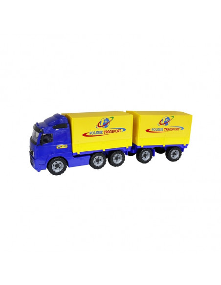Camion cu remorca + prelata - Volvo PowerTruck, 77x19x25 cm Camion cu remorca + prelata - Volvo PowerTruck, 77x19x25 cm