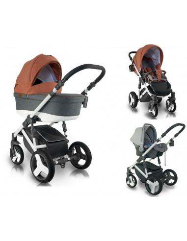 Carucior bebelusi 3 in 1 Bexa Ultra Pastel Amber,U16