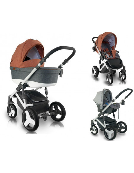 Carucior bebelusi 3 in 1 Bexa Ultra Pastel Amber,U16