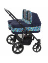 Carucior copii gemeni side by side 2 in 1, PJ STROLLER, Lovely Carucior copii gemeni side by side 2 in 1, PJ STROLLER, Lovely