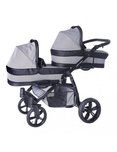 CARUCIOR COPII GEMENI TANDEM 3 IN 1, PJ STROLLER LUX