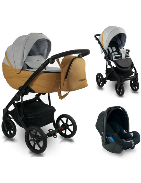 Carucior copii 3 in 1, reversibil, 0-36 luni, Bexa Ideal 2020