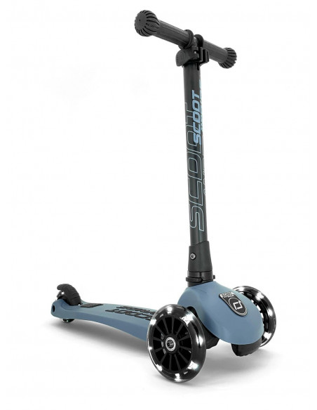 Trotineta copii pliabila cu roti luminoase Scoot & Ride