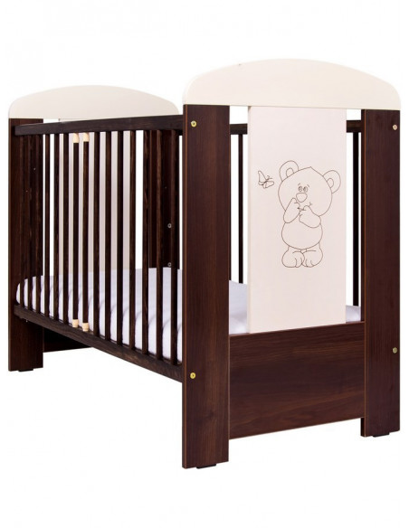 PATUT PENTRU BEBE, BEAR & BUTTERFLY, Wenge 120 X 60