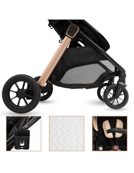 KC-AK276197,Carucior transformabil 2in1, appekids elite - navy grey