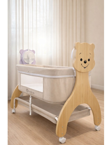 KC-AK276227,Patut multifunctional cu leganare electrica, sunete si bluetooth, appekids - buggy