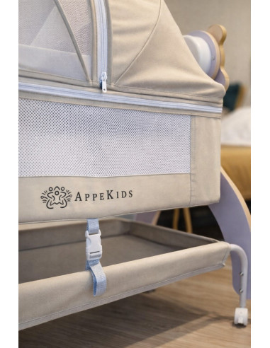 KC-AK276227,Patut multifunctional cu leganare electrica, sunete si bluetooth, appekids - buggy