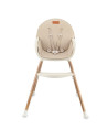 KC-KRKA00035,Scaun de masa copii momi reki, piele ecologica, beige