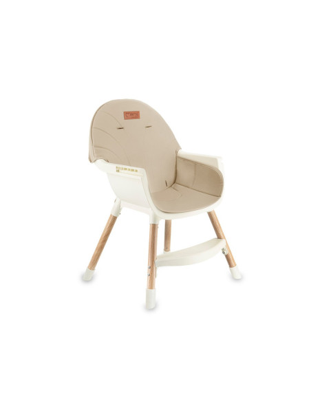 KC-KRKA00035,Scaun de masa copii momi reki, piele ecologica, beige