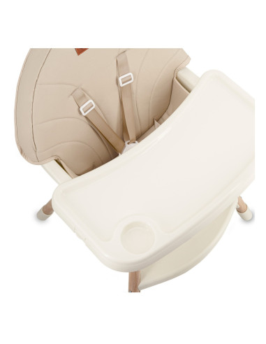 KC-KRKA00035,Scaun de masa copii momi reki, piele ecologica, beige
